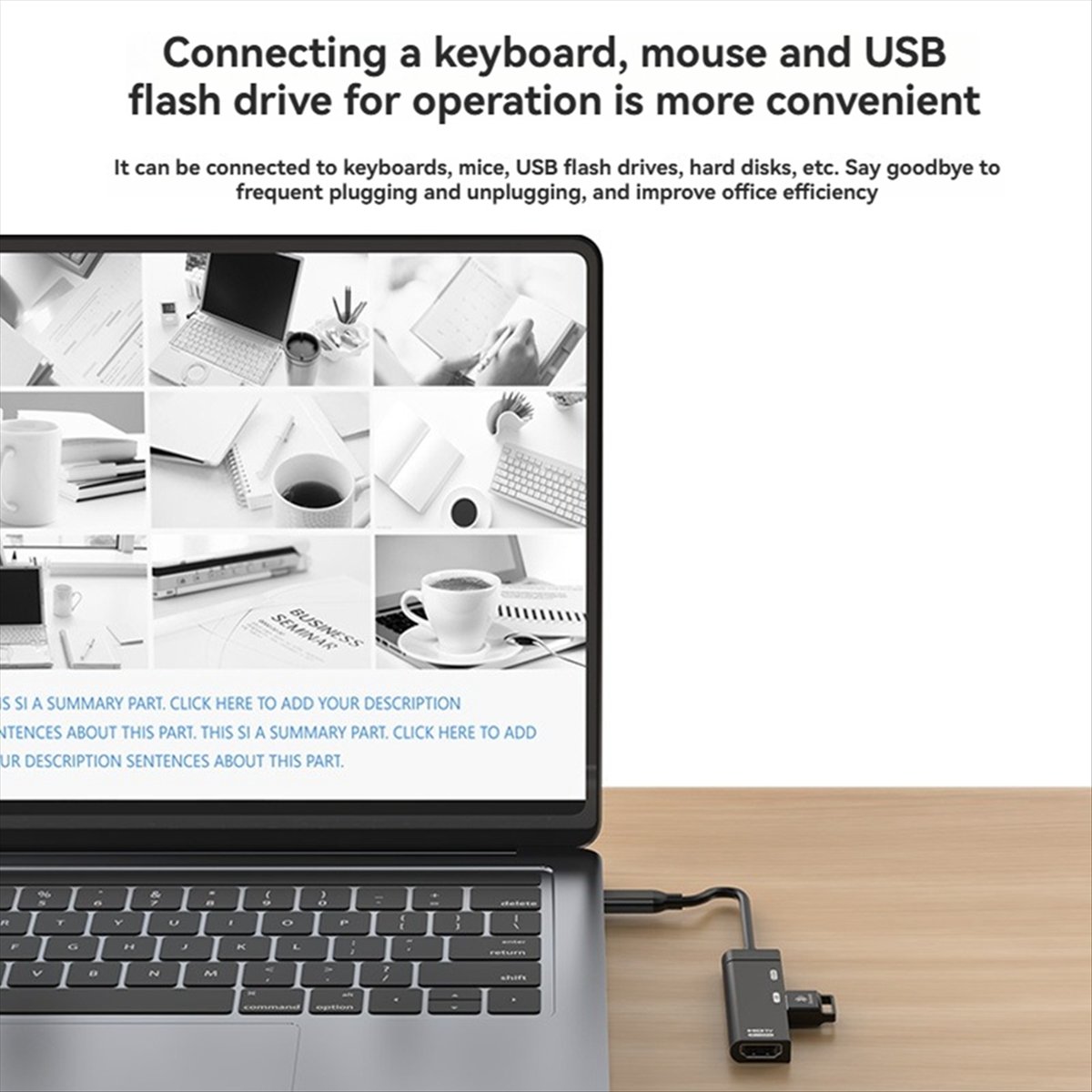 Docking Station Usb C - Docking Station HUB Type-C DT77, Convertitore