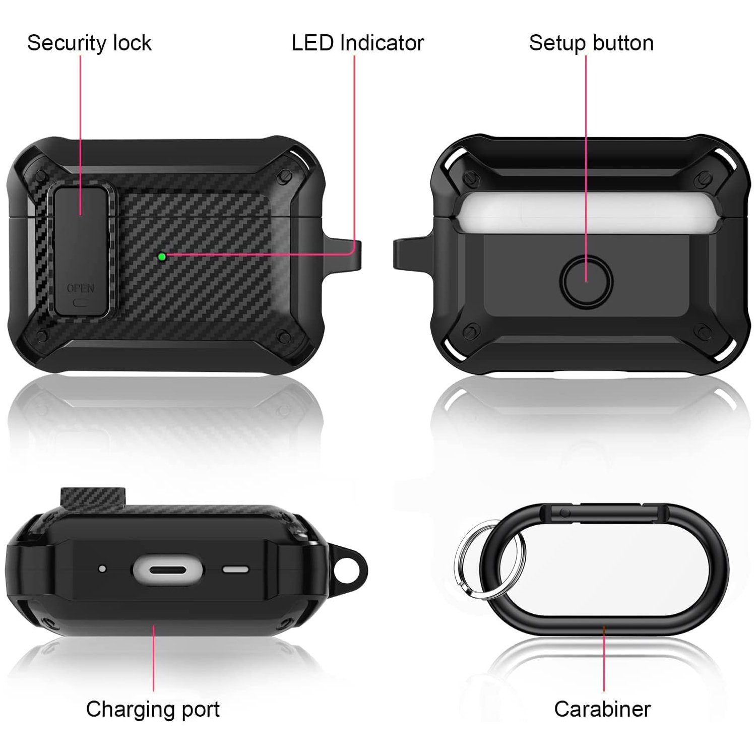 Per Airpods 4 Gen Luxury Secur - Pc Security Lock recensione e prezzo